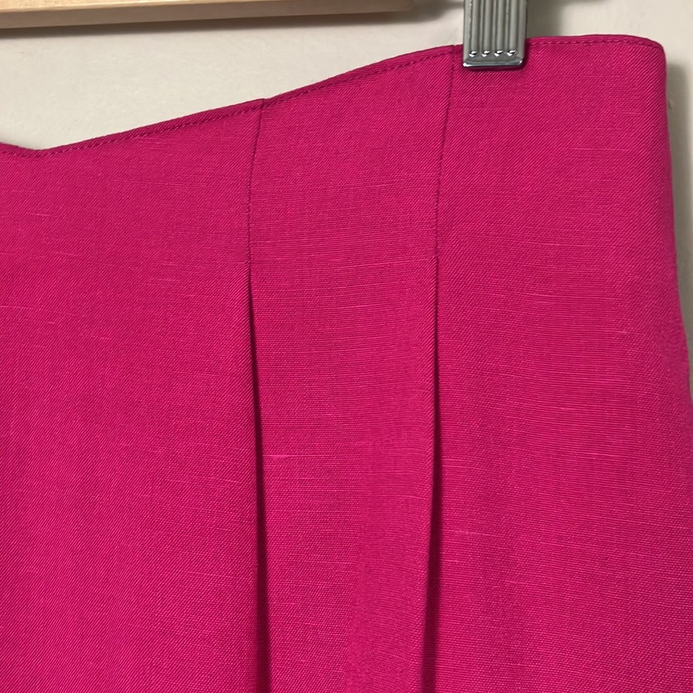 Vintage 80s blazer & Pencil Skirt set Selma Bos Canada pink peplum retro - Picture 9 of 15